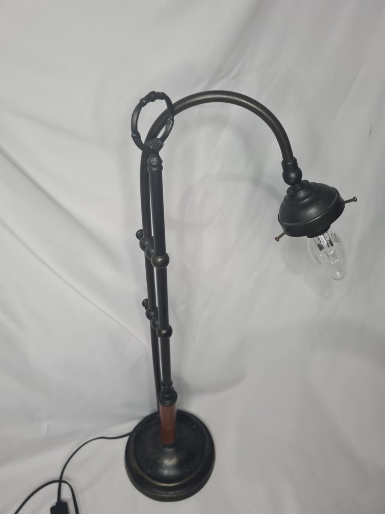 Statement Industrial Campaign Desk Lamp | Solid Heavyweight Task Light | 56cm