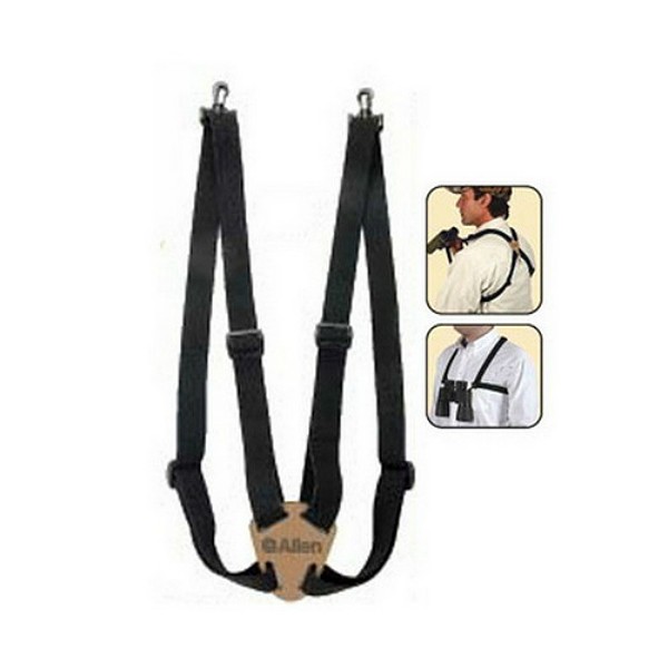Allen Deluxe Adjustable Binocular Strap/Harness-Black-199