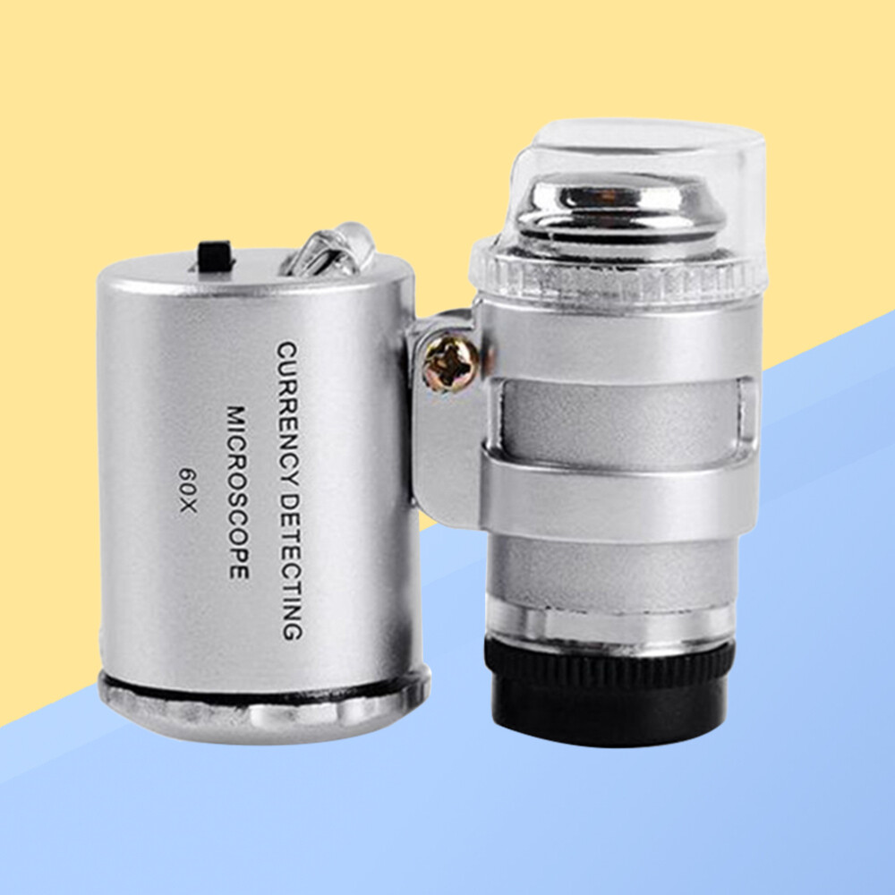 1PC Currency microscope 60x microscope with LED light 60x