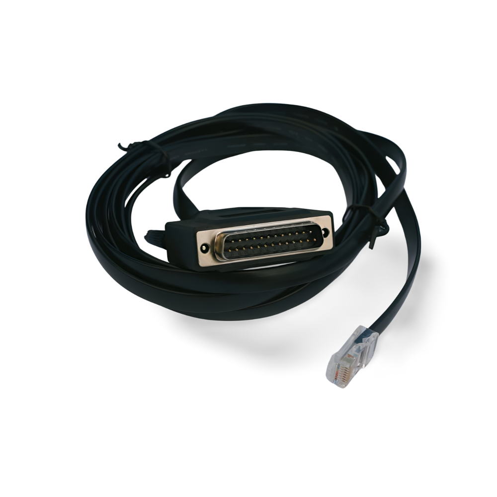5ft Cisco Compatible 72-3663-01 Modem Console RJ45 DB25 Cable - Black