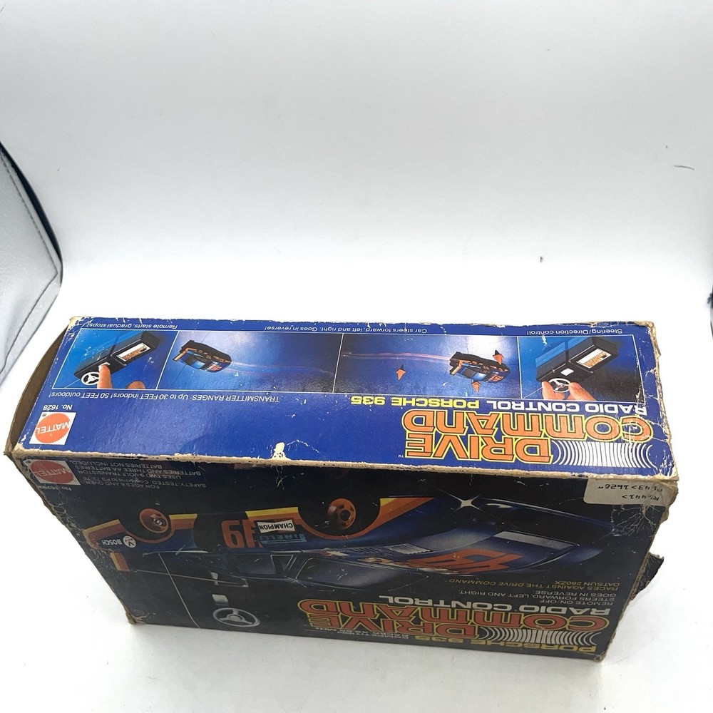 Vintage Porsche 935 Drive Command Mattel Untested No Remote
