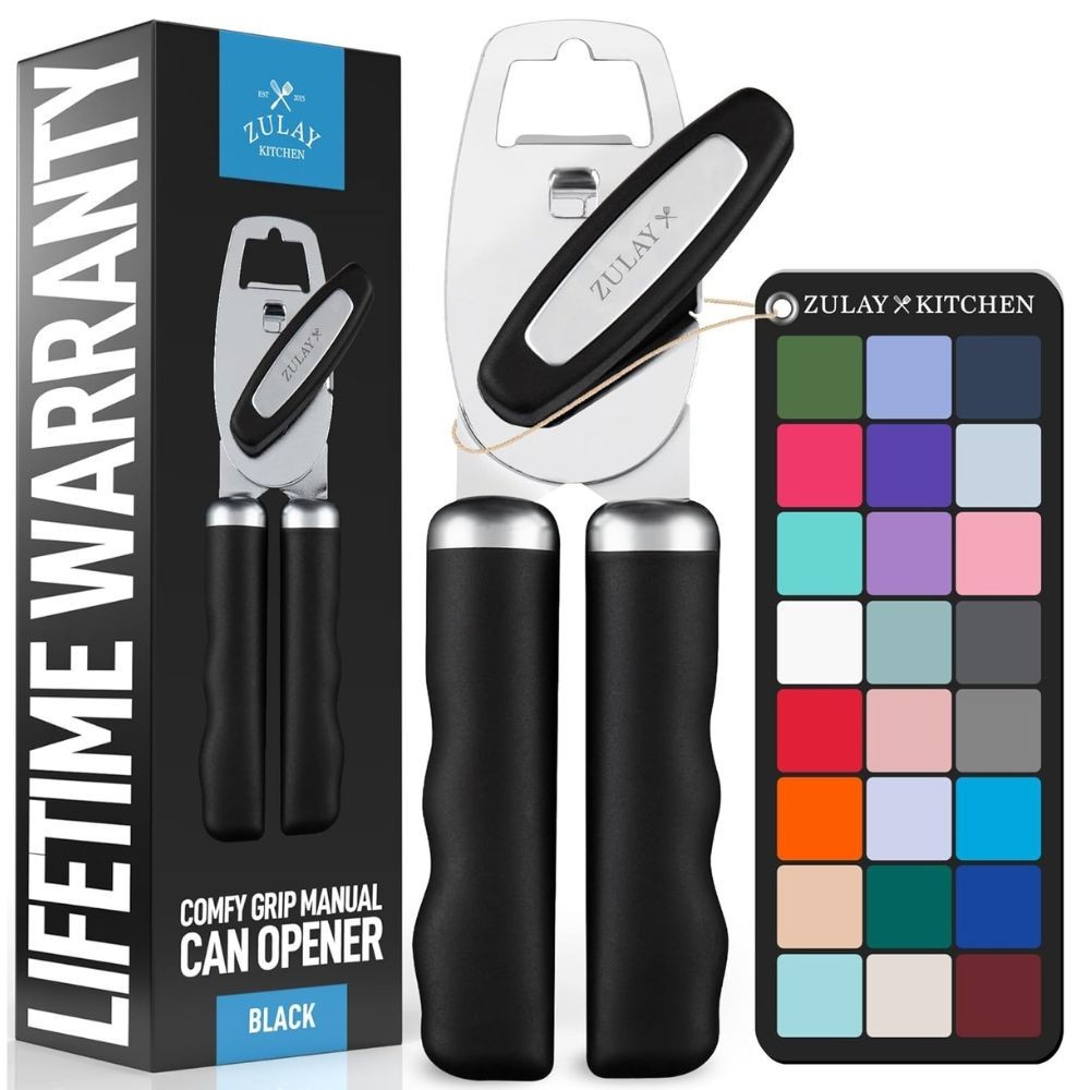 Zulay Kitchen COMFY™ Can Opener Manual with Bottle Opener