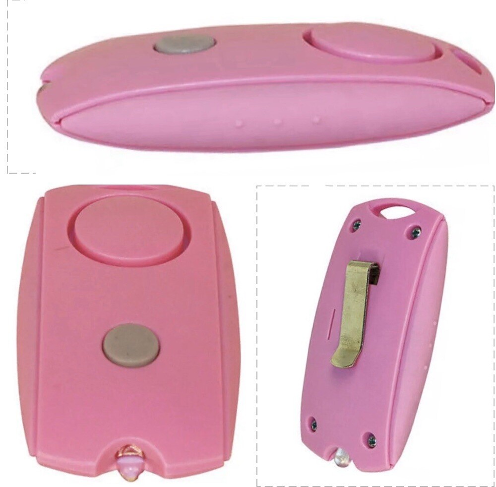 4 N 1 Mini Keychain Personal Safety Security Panic Anti Rape Attack Alarm LED