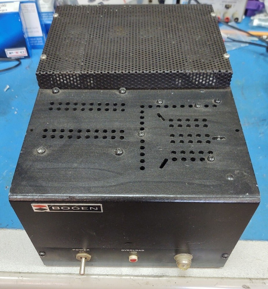 Vintage Bogen MT100 100-Watt-PA-Amplifier-Fully-Tested