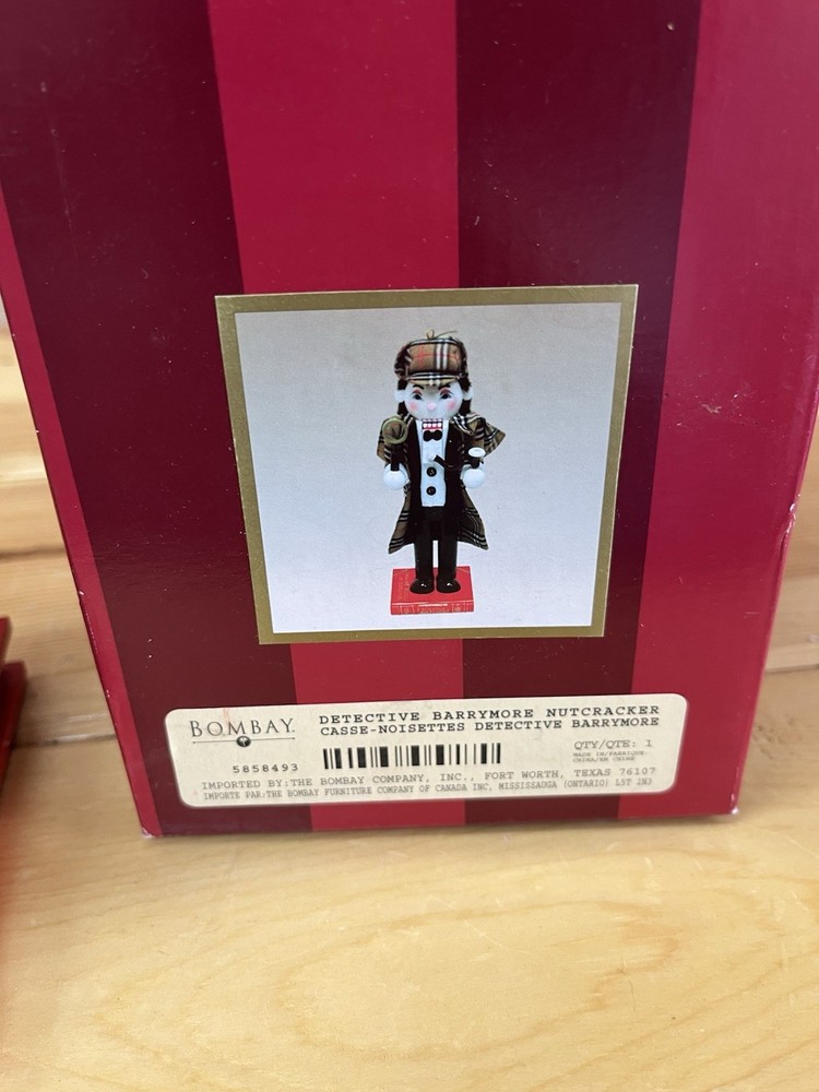 Bombay - Detective Barrymore Nutcracker with Box