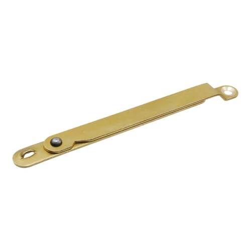 2 Pcs 180 Degree Rotatable Support Hinges 4 Inch Folding Lid Support Gold