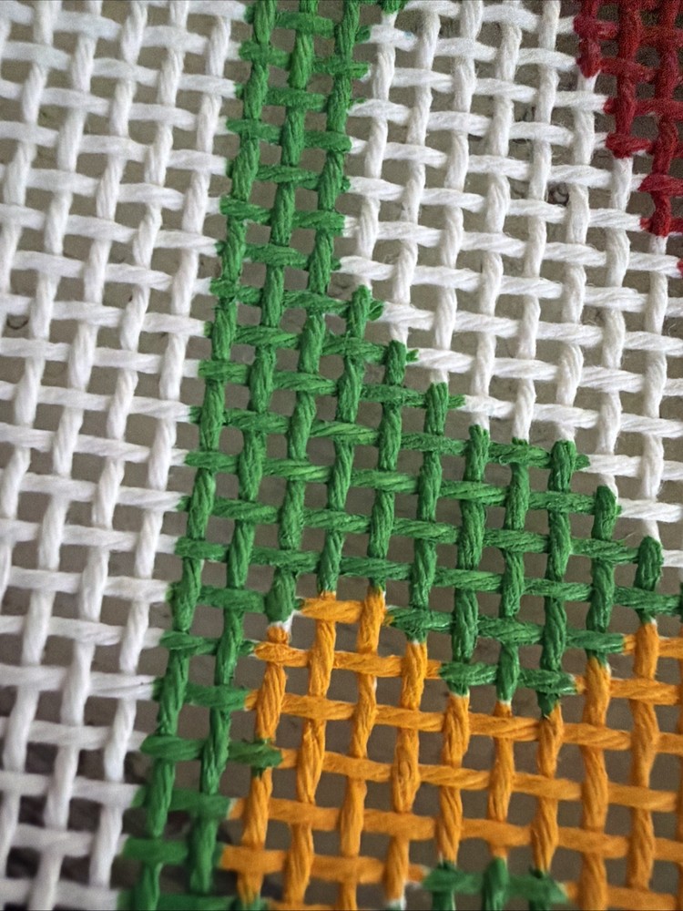 Needlepoint Canvas 7” X 7”. 10-12ct