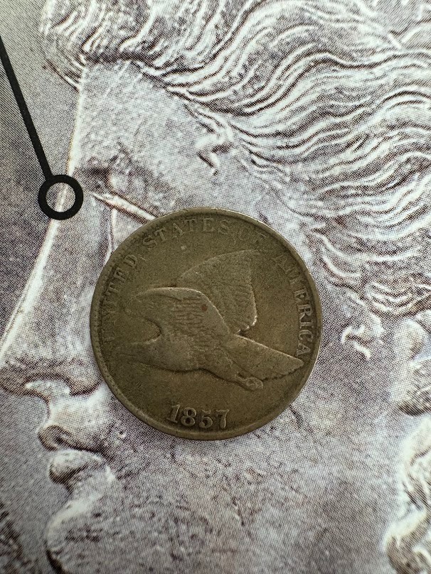 1857 Flying Eagle Penny- CM-0169