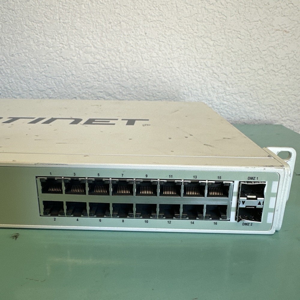 Fortinet FortiGate FG-200D 16 Port Network Security Firewall w/ Rack Ears