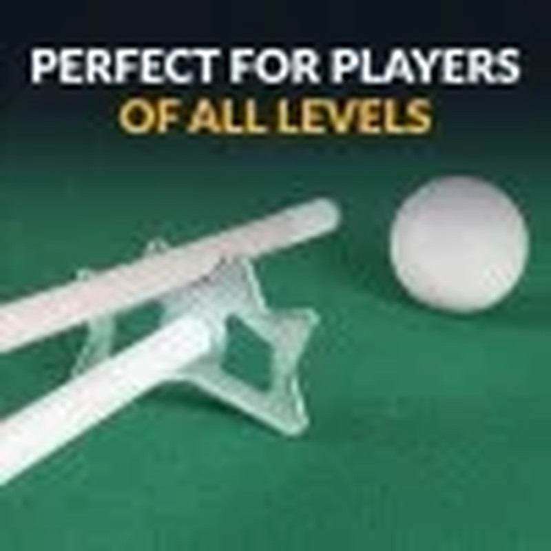 Pool Table Billiard Accessory Kit with Cues, Rack, Chalk, Brush