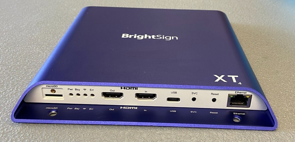 BrightSign XT1144 Expanded I/O Player UNREGISTERED