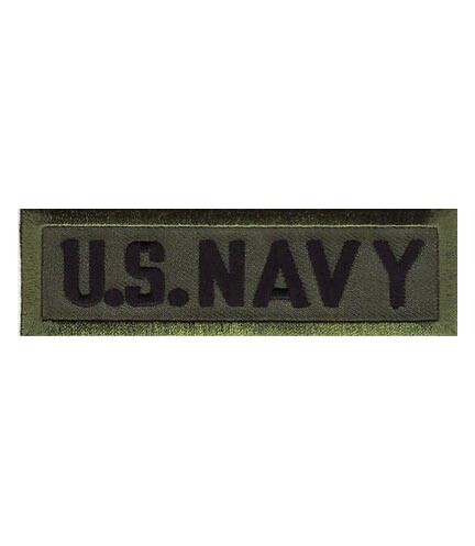 U.S. Navy Green Tab Patch, Military Insignia Patches