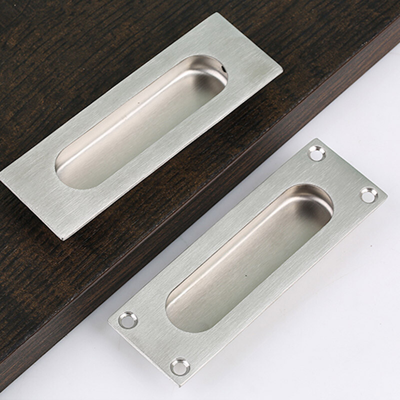 Sliding Door Flush Insert Pulls Knobs Recessed Flush Door With Screws
