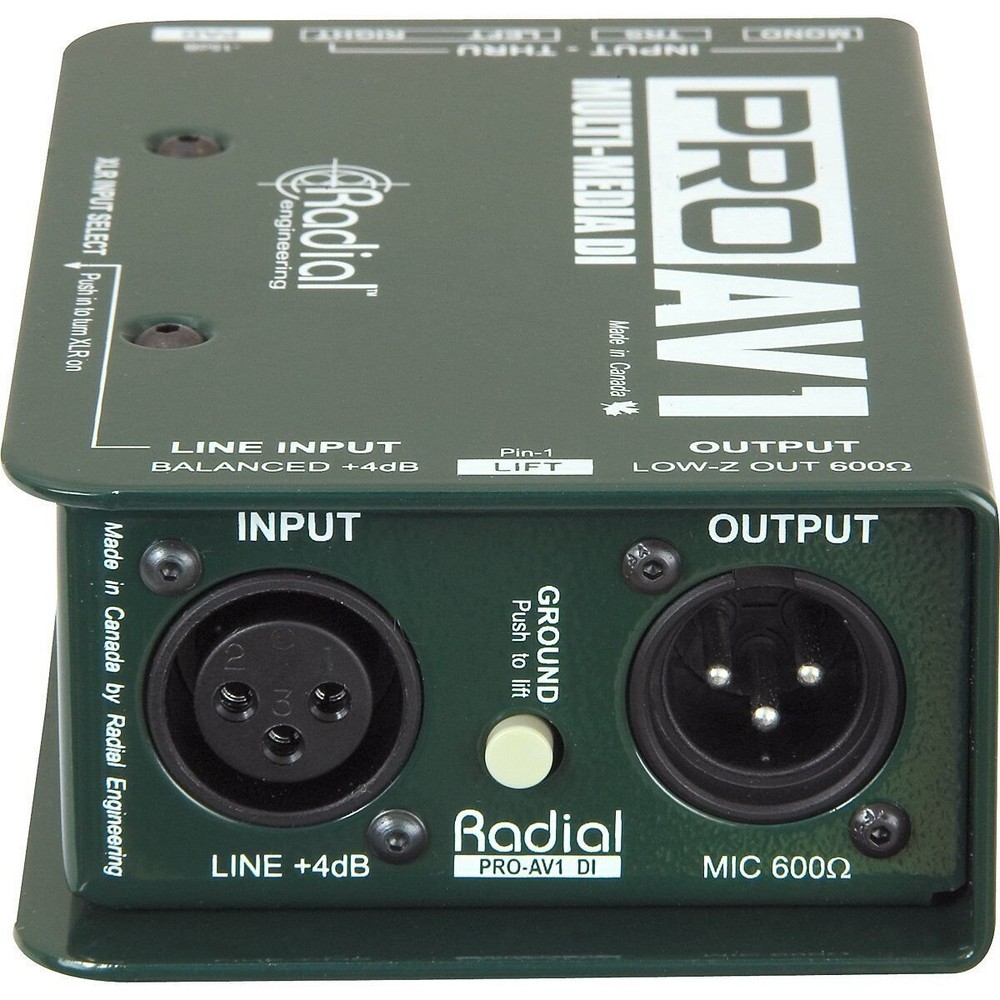 Radial Engineering ProAV1 Audio/Video Passive Direct Box NEW