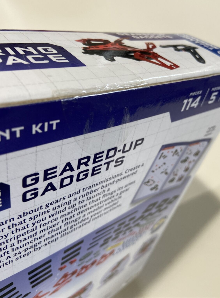 Thames & Kosmos Engineering Makerspace Geared-Up Gadgets Science Experiment Kit