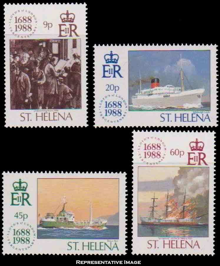 Saint Helena Scott 501-504 Mint never hinged.
