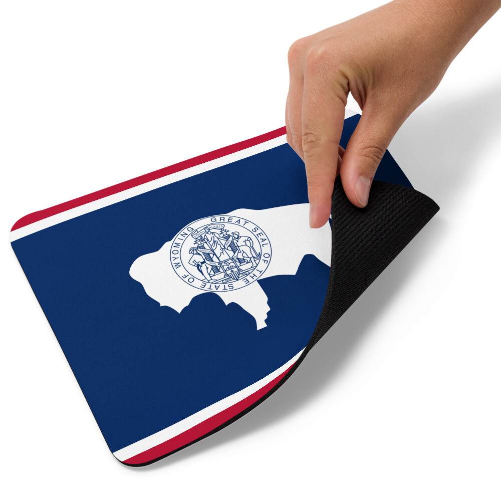 Wyoming Celebration Flag Mouse pad