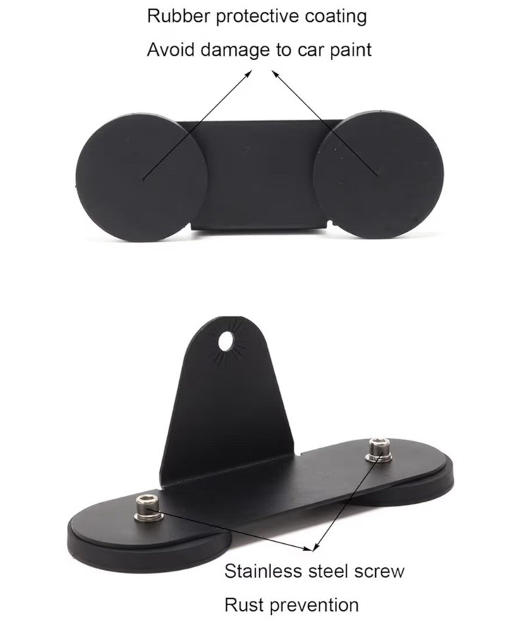 Universal Magnetic Base, Strong Magnetic Mounts, Light Mount, 2Pcs