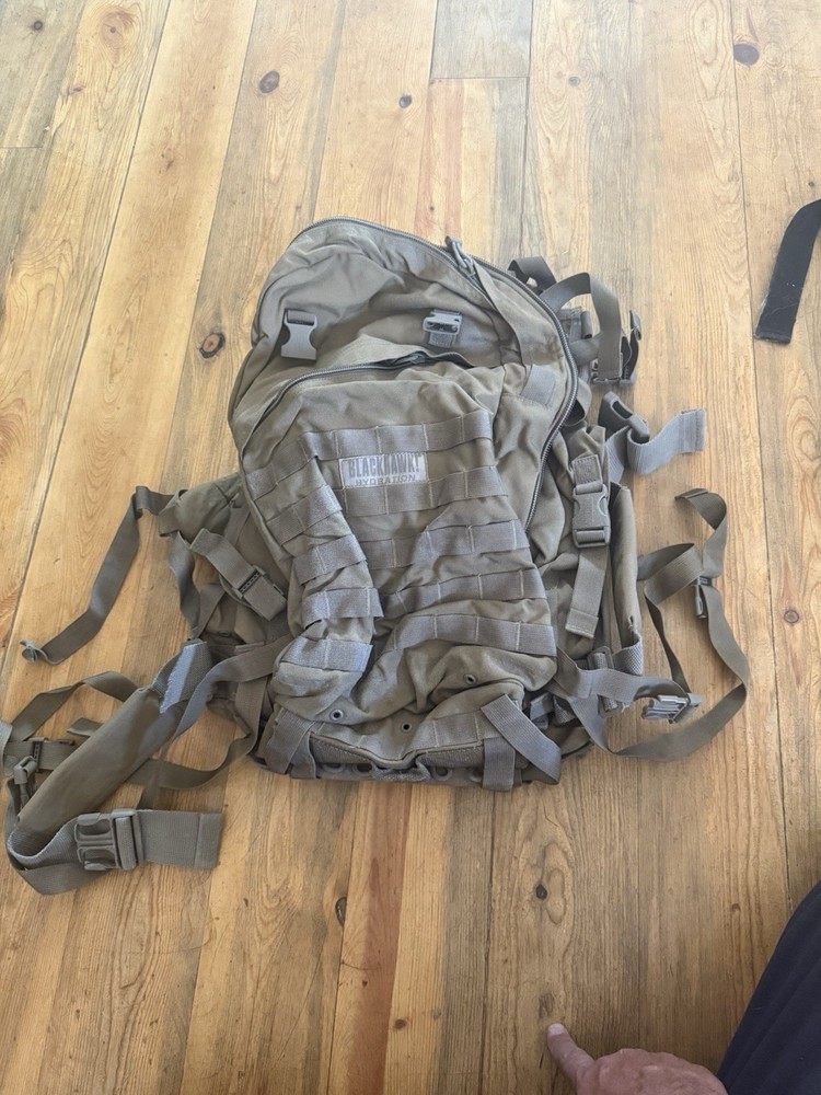 Blackhawk! Hydration Tactical Backpack Coyote Tan MOLLE Compatible Military Pack
