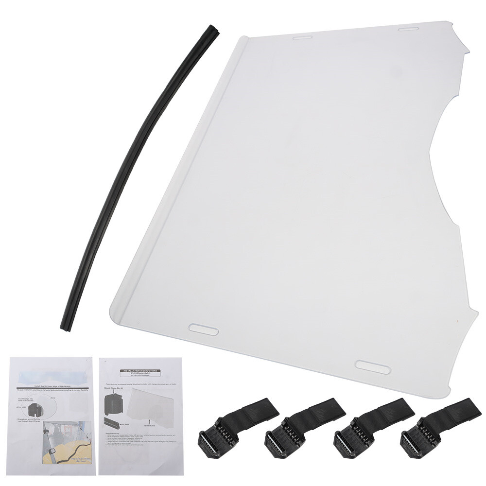 Full Clear Windshield For Can-Am Commander 800 Commander 1000 2011-2020