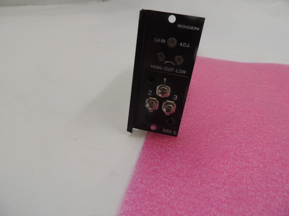 BOGEN COMMUNICATIONS MM-S, Microphone Preamp Module
