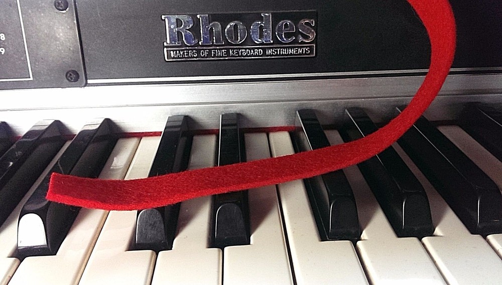Fender Rhodes Nameboard or Backrail Felt - 73 Keys - Thick - Highest Quality