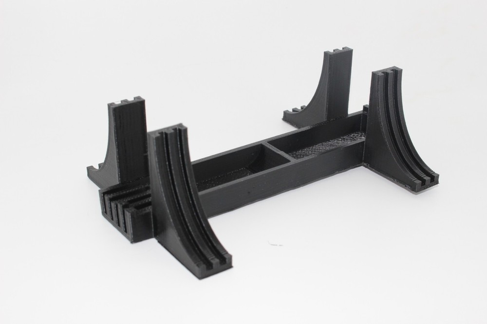 Black PS2 Slim 3D Printed Vertical Stand PlayStation 2
