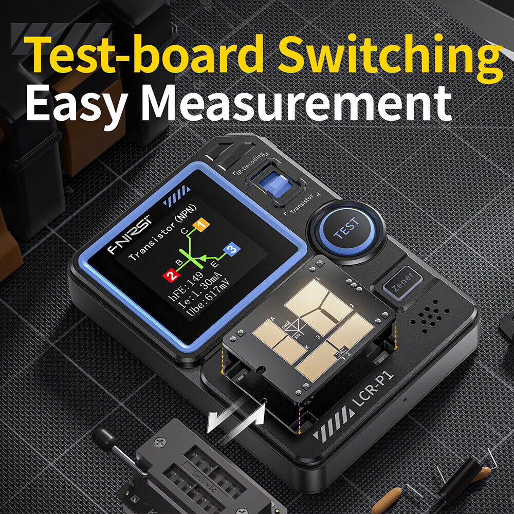LCR-P1 Transistor Tester Diode Triode Capacitance Resistance LCR ESR Meter kit
