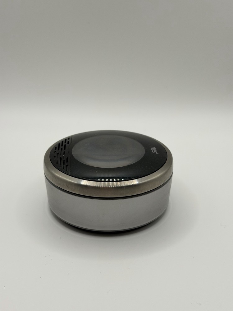 Nest Thermostat Smart Programmable Round Digital Dial Black/Silver Old Gen