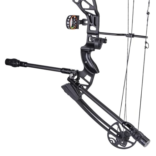 Single Side Adjustable Bow stabilizer, Shooting Single Side V-Bar QD Mount