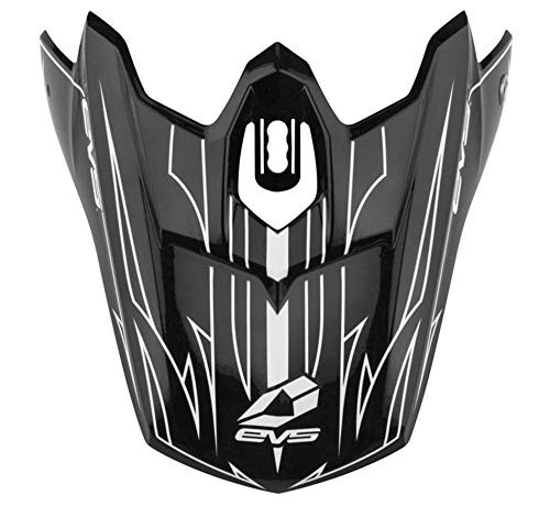 EVS Helmet Visor T3 Pinner Matte Black/White -Open Box