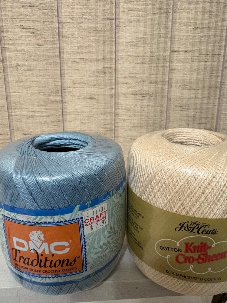 16 Spools of Variety Crochet Thread