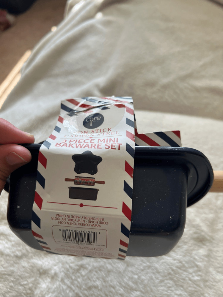 Core Kitchen 3 piece Mini Bakeware Set Patriotic Bake Set NEW