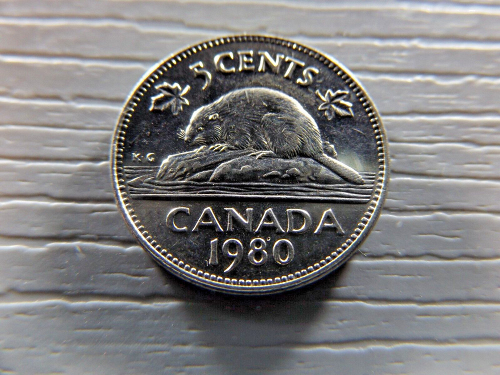 Coin Canada 1980 5 cents
