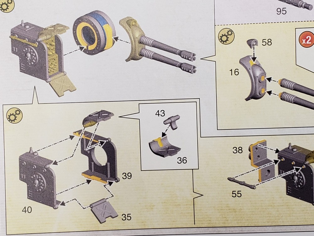Warhammer 40k Adeptus Mechanicus Bits Onager Dunecrawler Icarus Array #16