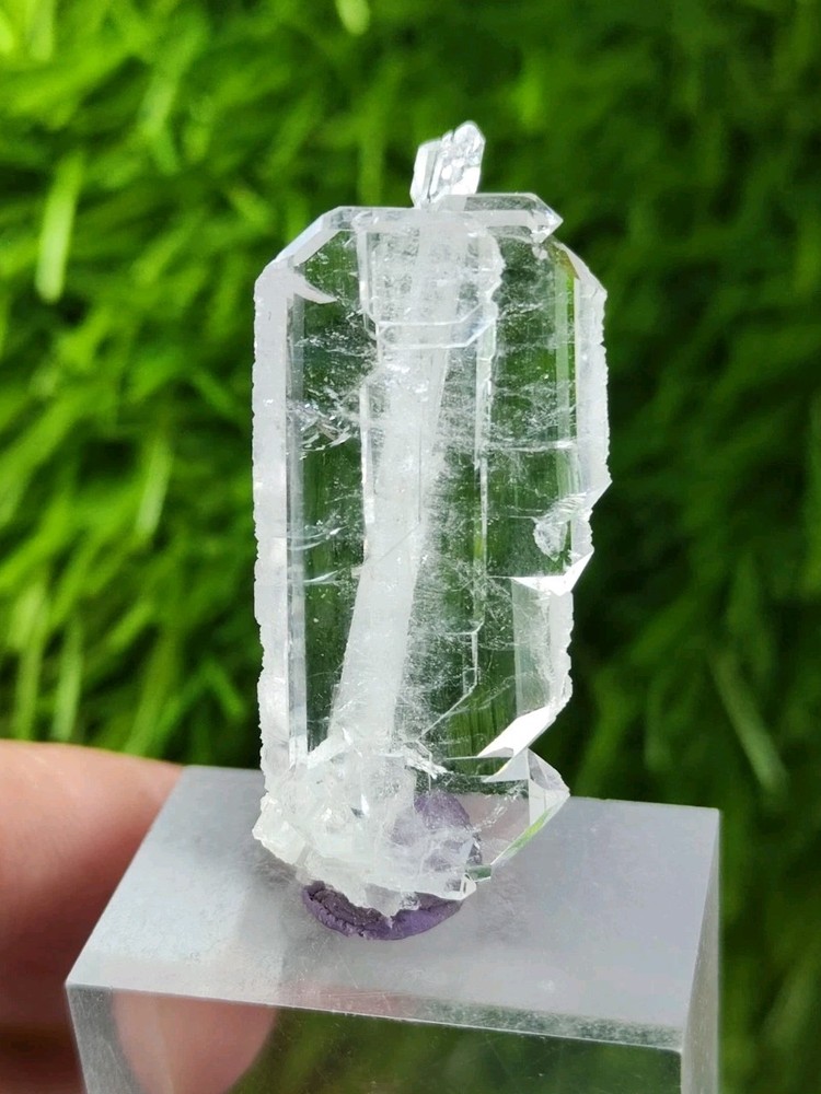 Faden Quartz DT Transparent Crystal Has Good Luster & Nice Termination