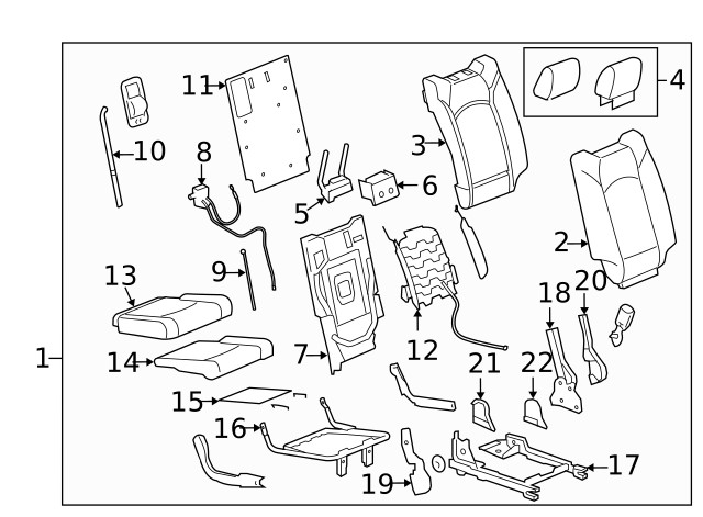 Genuine GM Ebony Rear Seat Pull Strap 25797888