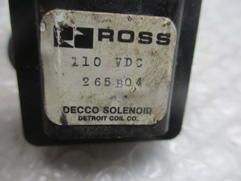 ROSS 265B04 COIL 110V (AS PICTURED) UNMP