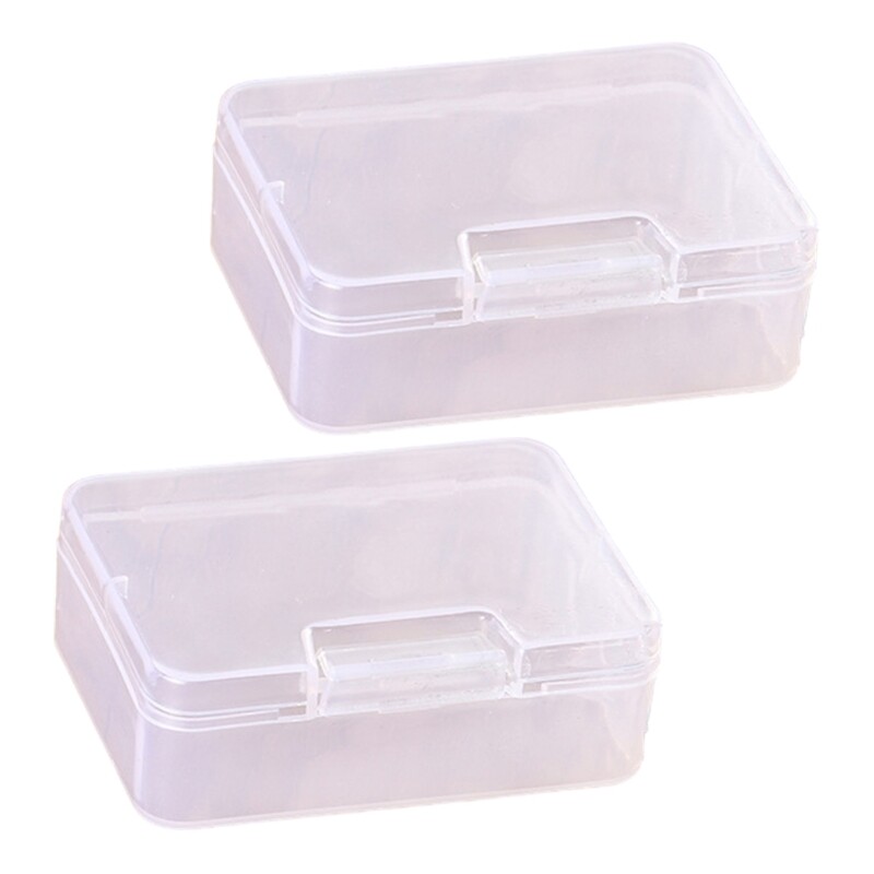 Delicate Clear Plastic Containers Holder Box For Sorting Small Household Items