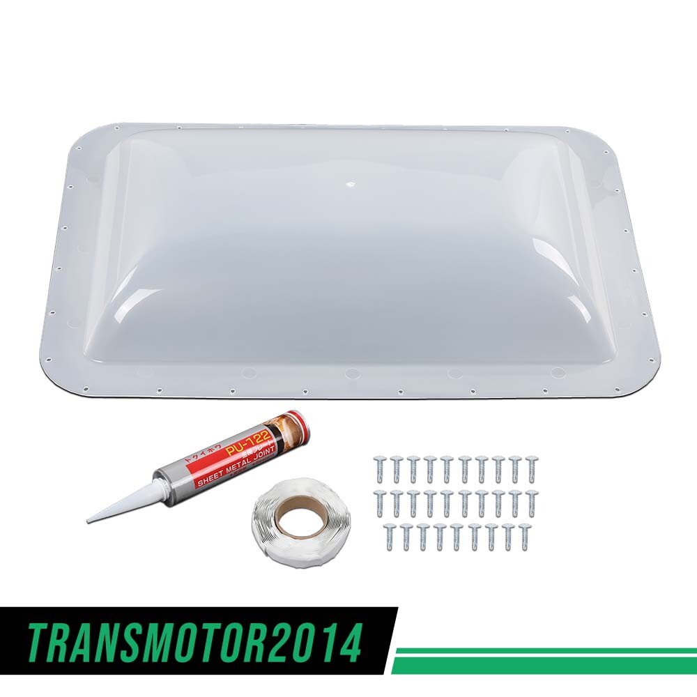 17.8" X 25.8" RV Skylight Cover Exterior Semi-Transparent Camper Skylight New