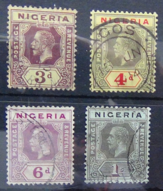 Nigeria 1914 - 1929 values to 1s Used