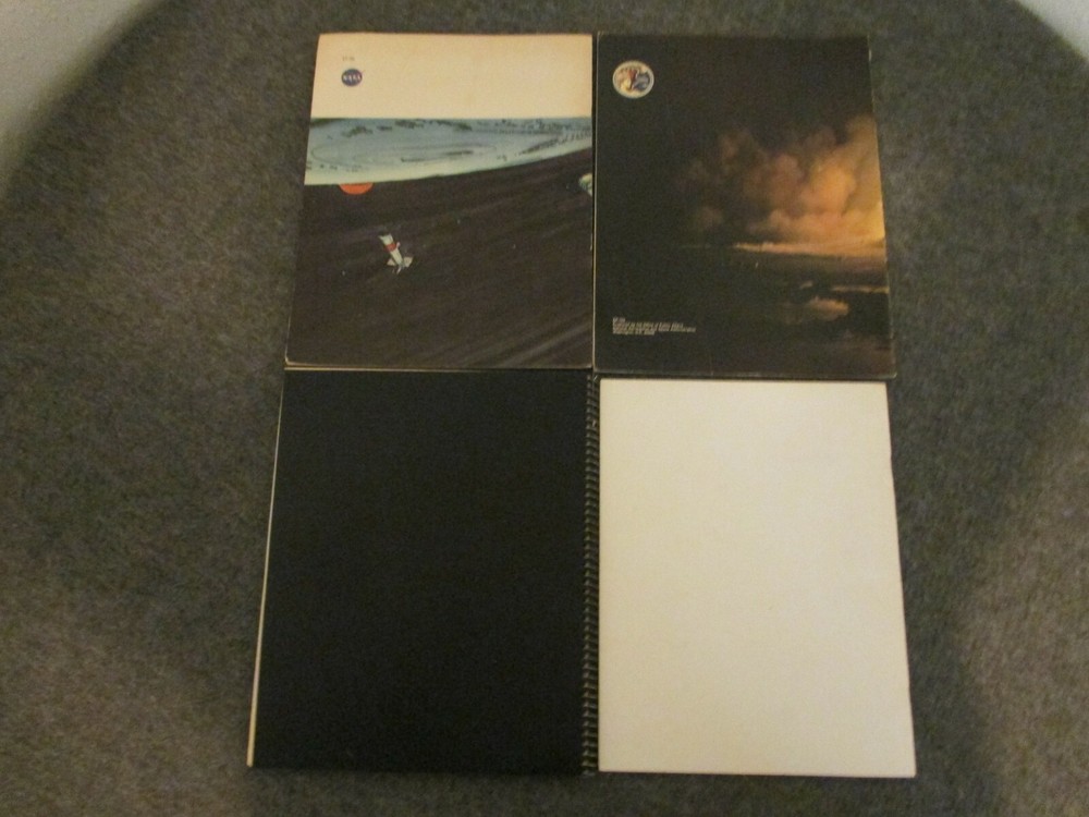 NASA APOLLO/SKYLAB/SHUTTLE+LABORATORY NOTEBOOK- MSFC AEROSPACE ENGINEER DESK LOT