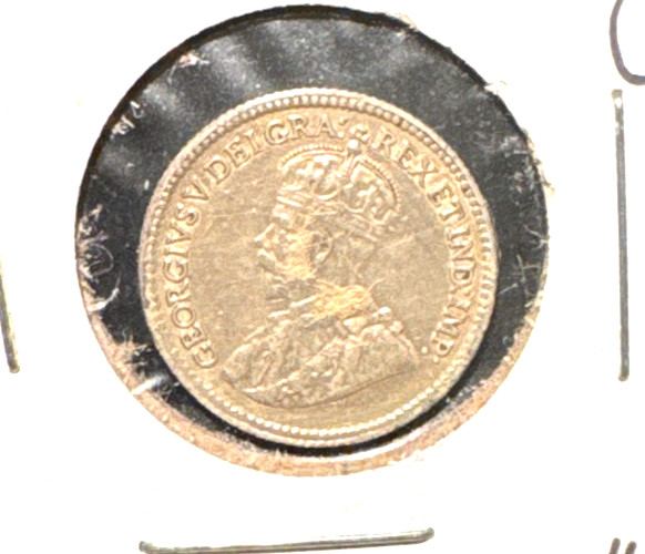 Canada 1919 five cents KM 22 Unc (1)