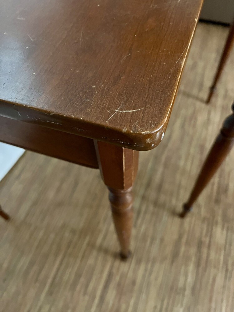 Vintage Mid Century Baumritter - Set of 3 - Solid Maple Nesting Tables 1960