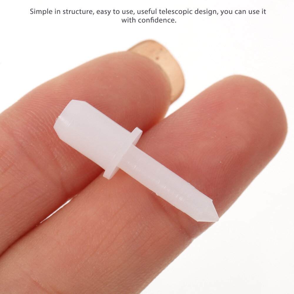 60pcs Multifunctional Practical Useful Sturdy Plastic Telescopic Shutter Pin