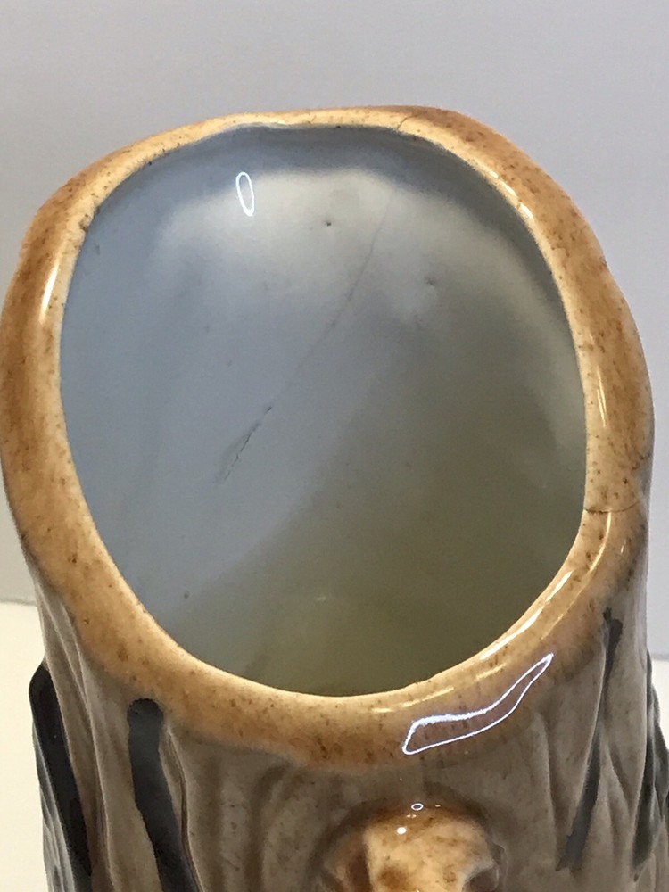 Vintage Handcrafted Embossed Collectible Decorative Ceramic Pitcher