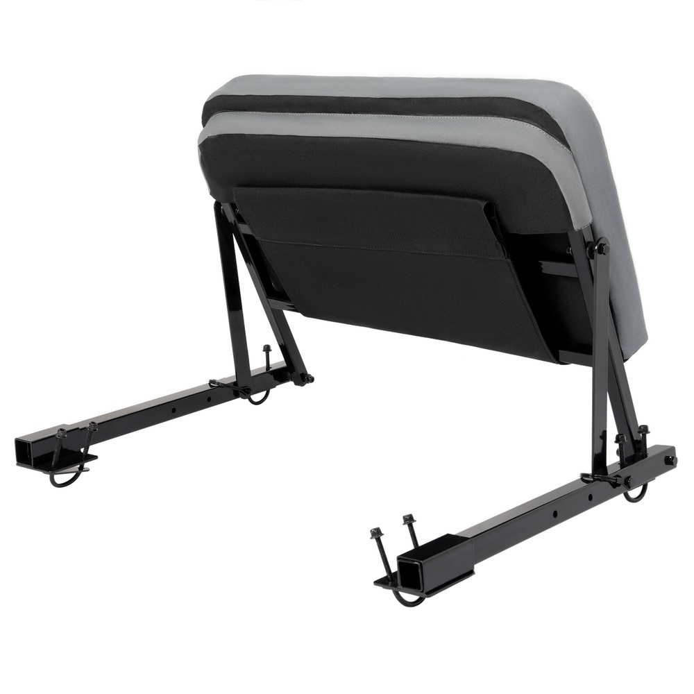 Folding Frame Rear Seat Backrest Driver Riding Support Thick Cushion For ATV