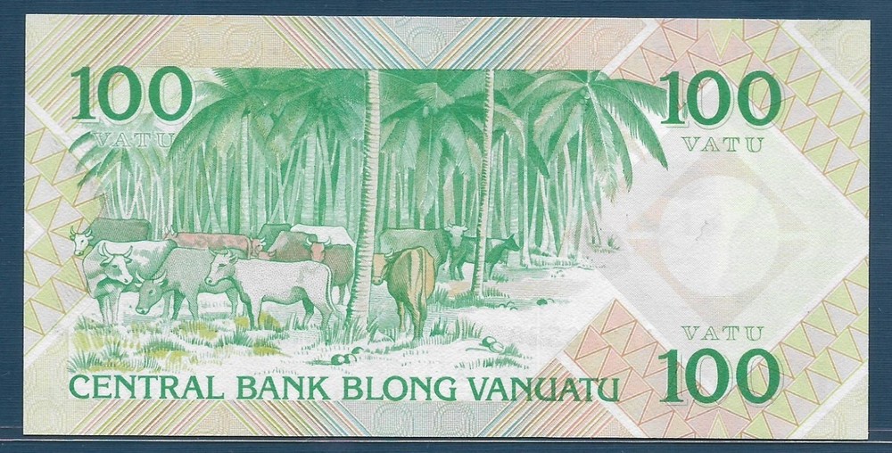 Vanuatu 100 Vatu, 1982, P 1, UNC