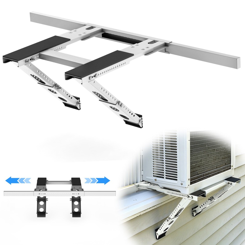Window AC Support Bracket, Adjustable Support Fits Single & Double-Hung Windows