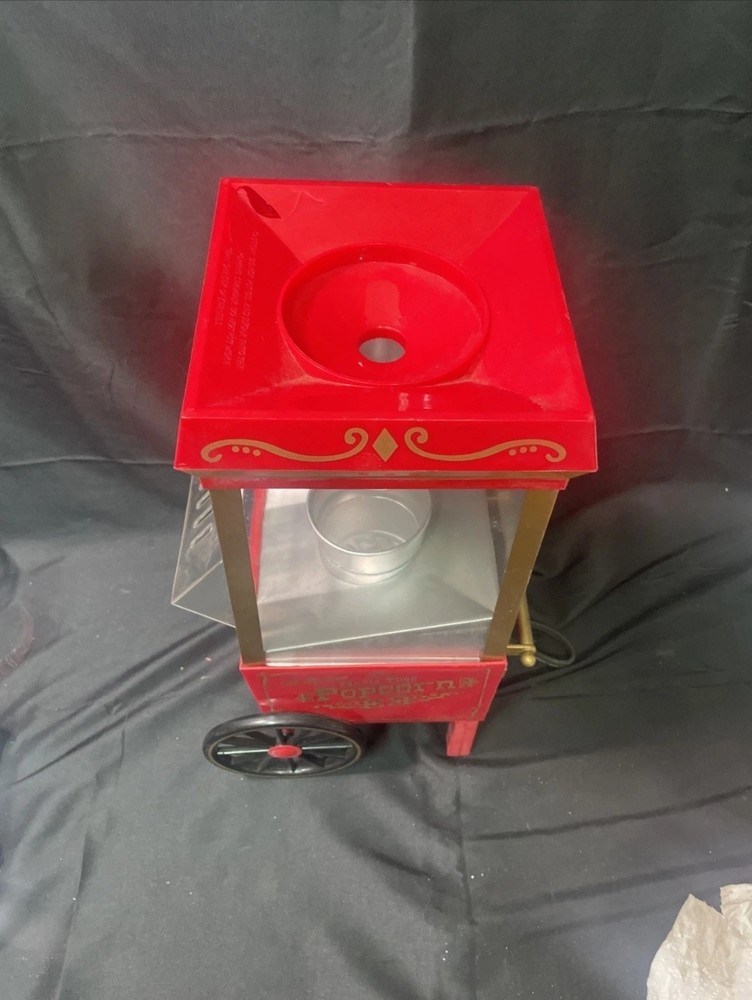 Cinema Style Nostalgia Electrics Old Fashioned Popcorn Maker Machine